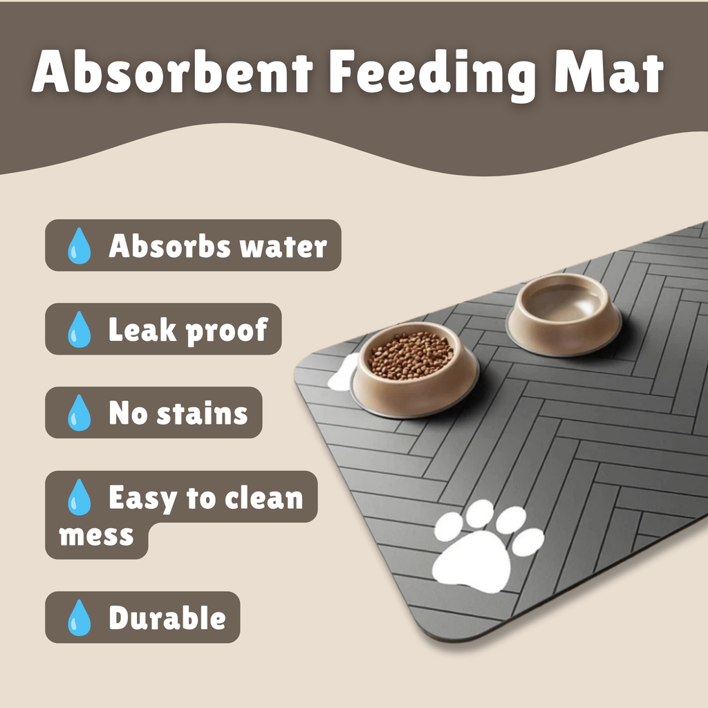 Pet Absorbent Feeding Mat