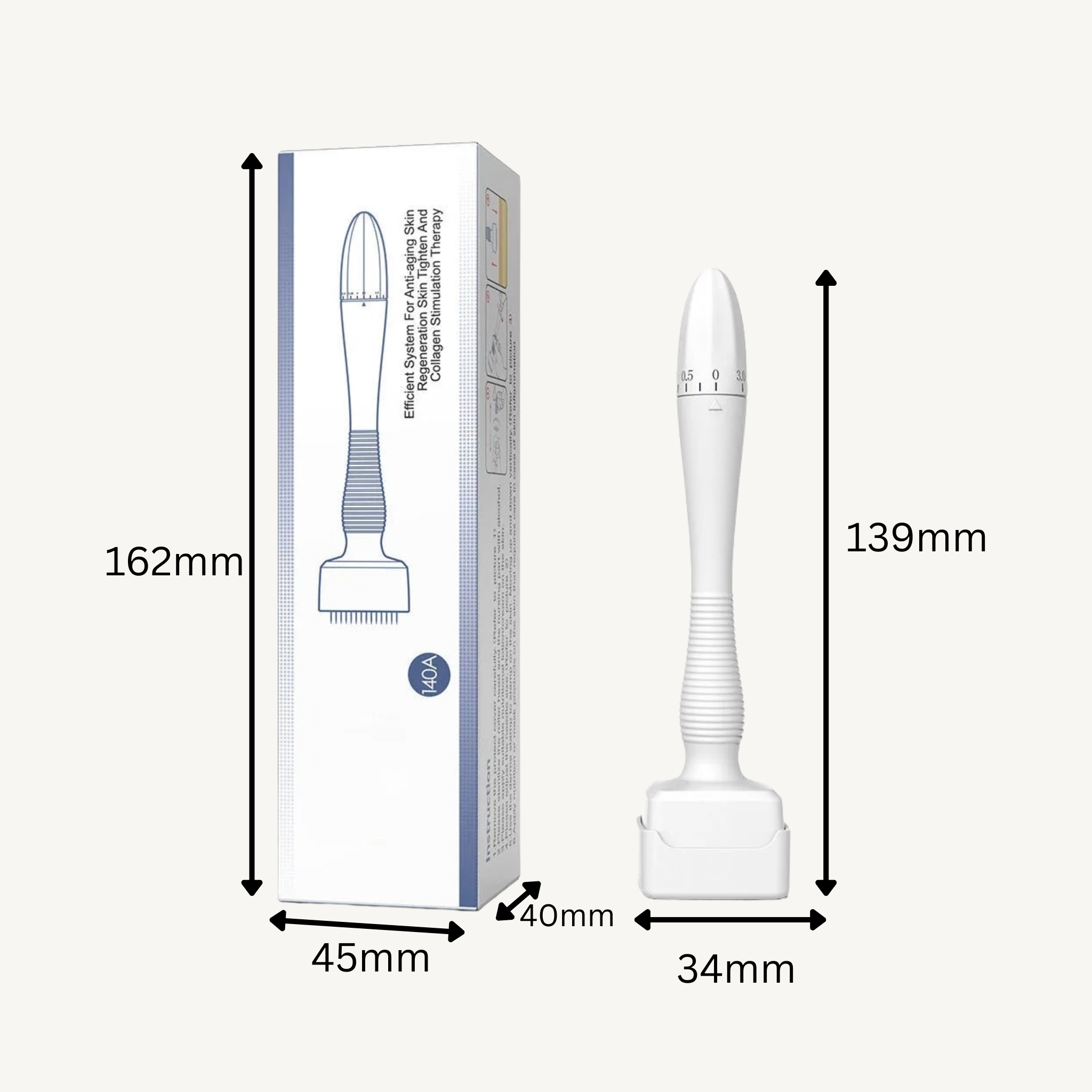 Stainless Steel Microneedle Derma Stamp